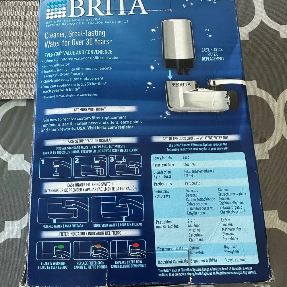 Brita Faucet Mount System in Silver
